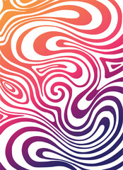 Abstract bright background with waves and flow