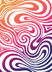 Obraz premium Abstract bright background with waves and flow
