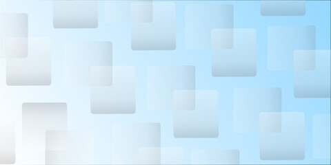 Grey blue teal white abstract background geometry triangle, square, diagonal neon light and layer element. Design for poster, template on web, backdrop, banner, website, landing page,presentation.