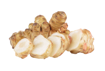 Jerusalem artichoke on transparent png