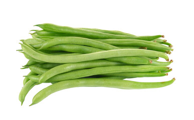Green beans isolated on transparent png