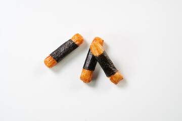 煎餅　白背景イメージ