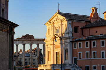 Le Forum Romain à l'aube