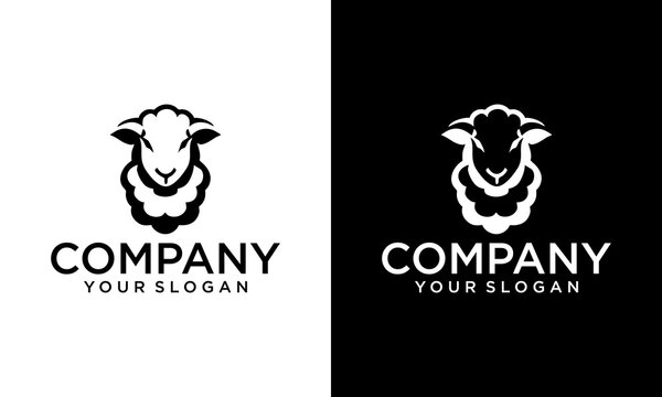 Sheep logo template