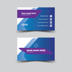 Creative and modern Business card design template