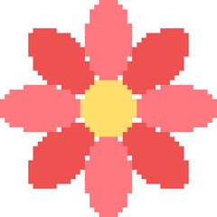 Flower pixel art