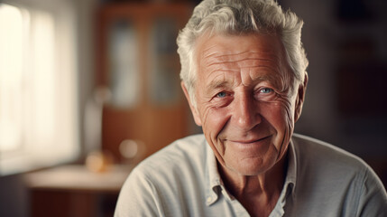 Portrait of an elderly man.