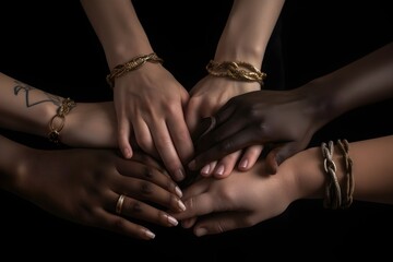close up of hands holding hands