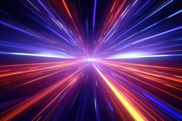 Obraz premium Abstract sparkle colourful background. Futuristic background. Generative AI