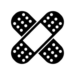 Band aid icon vector on trendy style for design and print