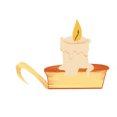 illustration of a candle