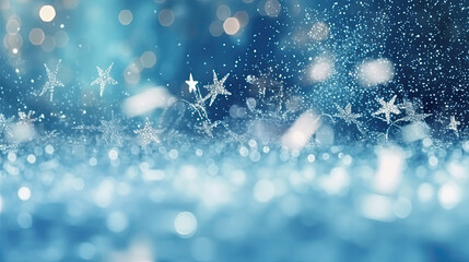 Snowy Christmas background