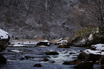 river in winter