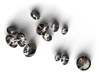3d render diamond stone