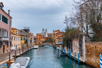 Views of Venice in December, Veneto, Italy