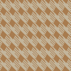 Neutral Colour Textured Fair Isle Seamless Pattern Design