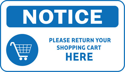 notice please return your cart here