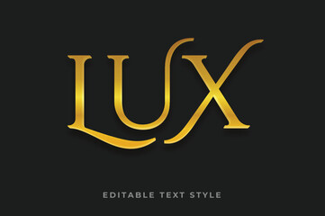 Lux 3d text effect