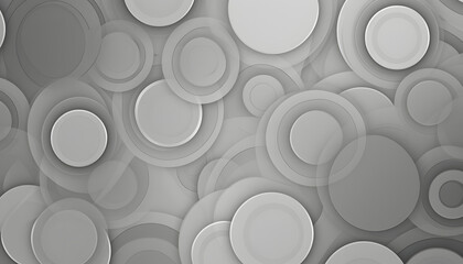 Grey circles abstract background, Spiral White Texture Pattern with Abstract Circular Design