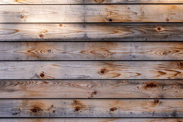 Fototapeta na wymiar old wood background horizontal board wall with black highlights and knots