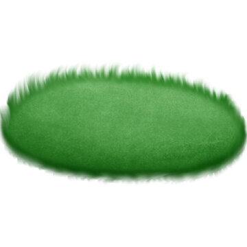 Green Grass On The Ground Isolated On Transparent Background 