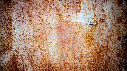 old and rusty iron gate texture