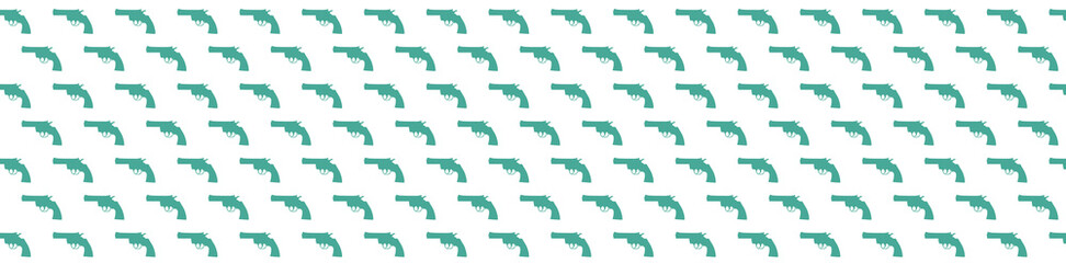 Revolver modern gun design pattern to print on t-shirt. Weapon pattern background design.