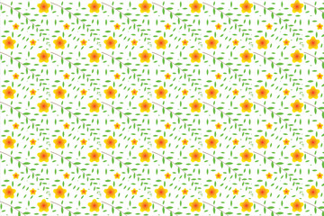 seamless flower and leaf abstrack patten design .