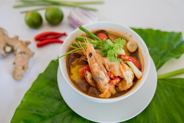 TOM YUM GOONG is a famous dish of Thailand and one of the world's top dishes.
