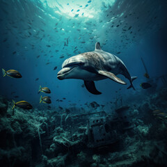 Obraz premium Dolphin