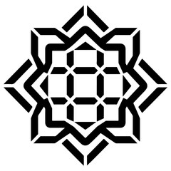 hexagon pattern ornament