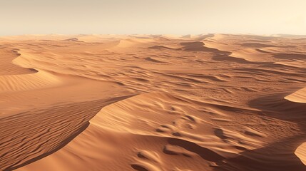 Fototapeta na wymiar desert dune with sand, generative AI