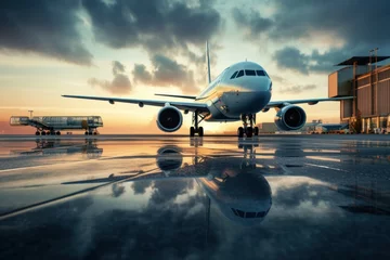 Foto op Plexiglas airport plane photo © Jang