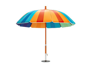 Fototapeta premium beach umbrella isolated on a transparent background,PNG parasol.