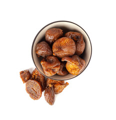 Dry Fig, Dried Ficus Carica Fruit, Sweet Healthy Diet, Tropical Dessert, Wrinkled Dehydrated Snack