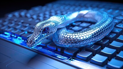 snake on the keyboard