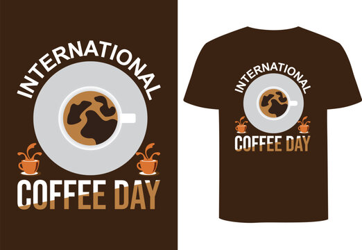 International Coffee Day T-Shirt Design