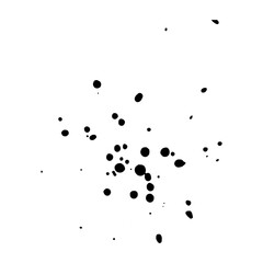 Vector.Paint.Splatter.Background.Spots.Random Drops.Spray.Minimalism.Trendy.Ink.Gouache..Watercolor.Black spots on a white background.Painted.Texture.Print for Design.Textile.Paper.Packaging.Wrapper.