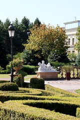 garden, statue, architecture, park, sculpture, monument, tree, travel, art, nature, trees, outdoors, grass, ukraine