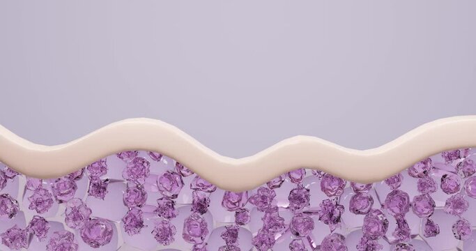 The agent reduces wrinkles on the skin,Increasing the firmness of collagen.