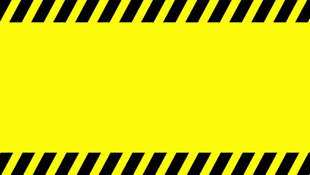 animation text do not enter caution yellow black , for industrial 