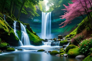 waterfall in the forest