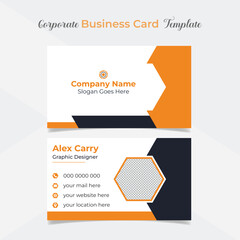 creative modern and professional business card template design