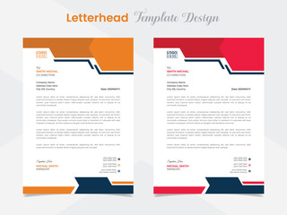 professional and creative corporate business style letterhead design