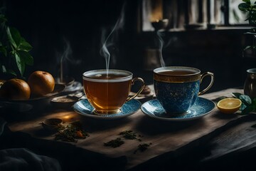 Obraz na płótnie Canvas Cup of coffee, Generated using AI