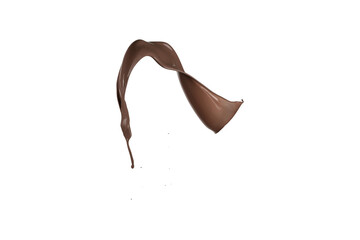 Splash chocolate 3d rendering