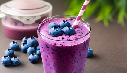 blueberry smoothie juice