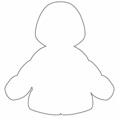 Jacket clothes for decoration and design.