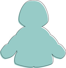 Jacket clothes for decoration and design.