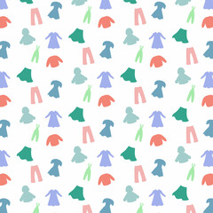 
Background with clothes for decoration and design.